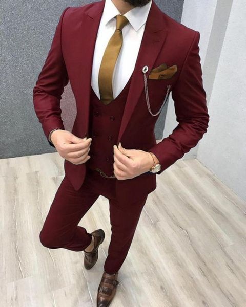 groomsmen burgundy groom tuxedos peak lapel men suits wedding/prom/dinner man blazer ( jacket+pants+tie+vest ) g40, Black;gray
groomsmen burgundy groom tuxedos peak lapel men suits wedding/prom/dinner man blazer ( jacket+pants+tie+vest ) g40, Black;gray