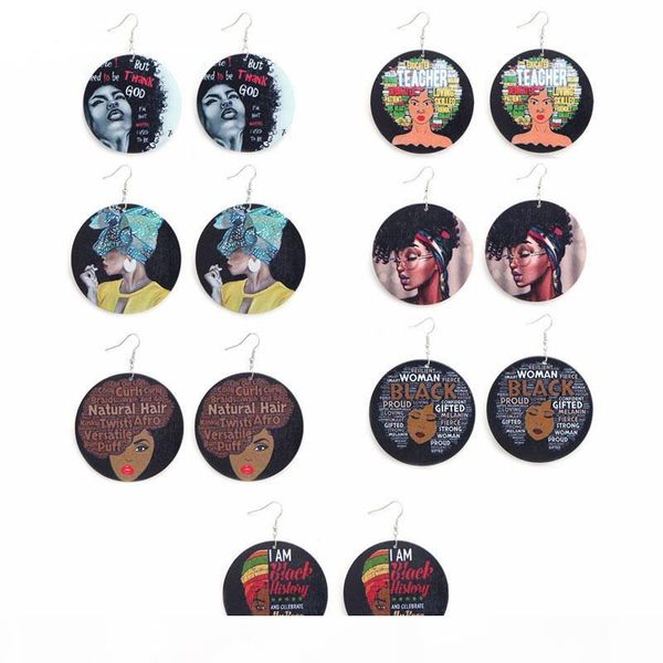 new female afro heads colorful pendant earrings round wooden african lady letters charm eardrop ear hook earring jewelry accessory gift, Silver
new female afro heads colorful pendant earrings round wooden african lady letters charm eardrop ear hook earring jewelry accessory gift, Silver