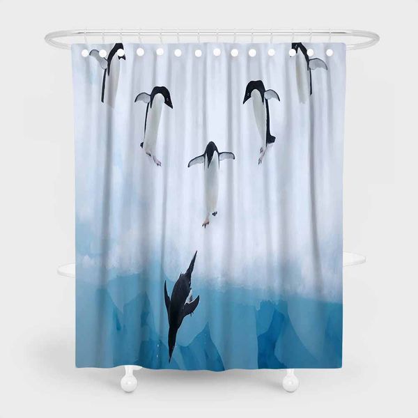 antarctic view 3d print cartoon penguin polyester fabric bath curtains with hooks waterproof shower curtains for bathroom
antarctic view 3d print cartoon penguin polyester fabric bath curtains with hooks waterproof shower curtains for bathroom