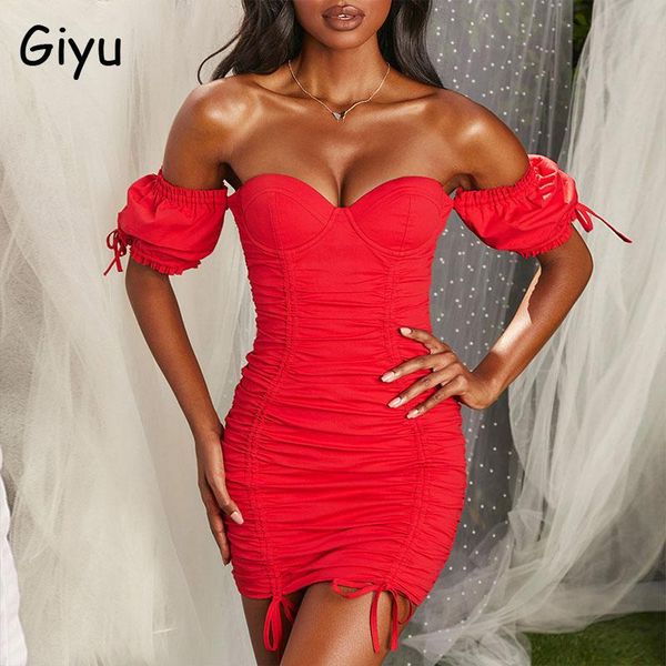 giyu 2021 autumn women dress bodycon slash neck off shoulder dresses elegant ruched drawstring backless club party vestidos, Black;gray
giyu 2021 autumn women dress bodycon slash neck off shoulder dresses elegant ruched drawstring backless club party vestidos, Black;gray