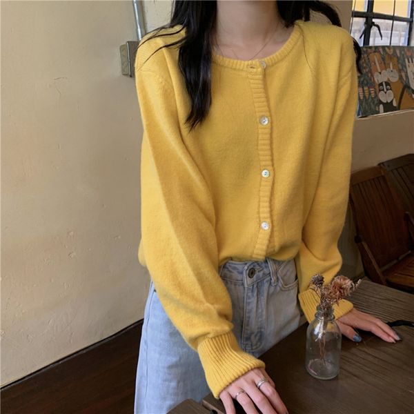 new sweater in autumn and winter 2020 knitting cardigan women's korean version with sweater outside csuvf, White;black
new sweater in autumn and winter 2020 knitting cardigan women's korean version with sweater outside csuvf, White;black