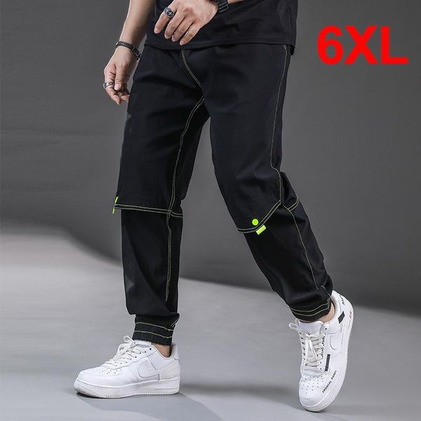 big size joggers sweatpants men 6xl pants fashion casual harem pant green line trousers plus size male elastic waist hx590, Black
big size joggers sweatpants men 6xl pants fashion casual harem pant green line trousers plus size male elastic waist hx590, Black