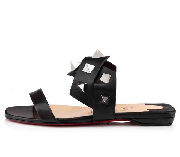 red name brand bottom sandals flats tina in the desert flat women studs outdoor casual beach slides sandalias eu35-43, Black
red name brand bottom sandals flats tina in the desert flat women studs outdoor casual beach slides sandalias eu35-43, Black