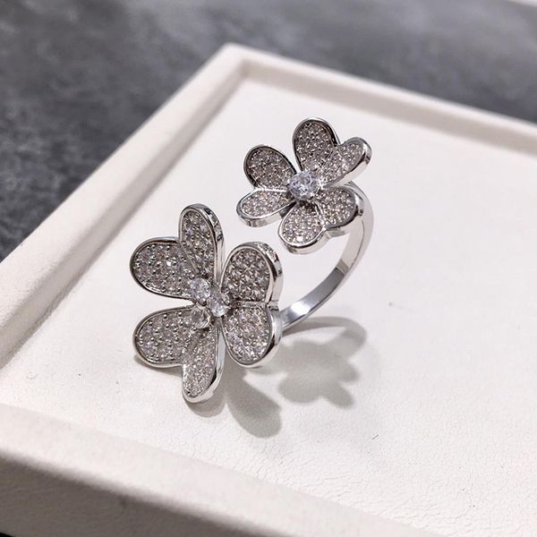 s925 sterling silver cubic zirconia 3 leaf clover rings rose gold silver gold adjust size three flower ring women brand jewelry, Golden;silver
s925 sterling silver cubic zirconia 3 leaf clover rings rose gold silver gold adjust size three flower ring women brand jewelry, Golden;silver