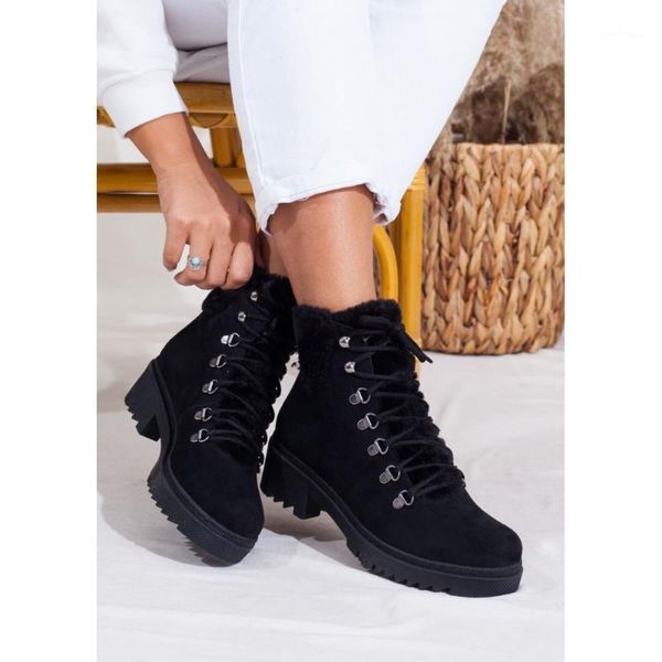 black color pu leather suede furry new season 2021 winter autmn fashion stylish standard mold lace-up women female lady boots1
black color pu leather suede furry new season 2021 winter autmn fashion stylish standard mold lace-up women female lady boots1
