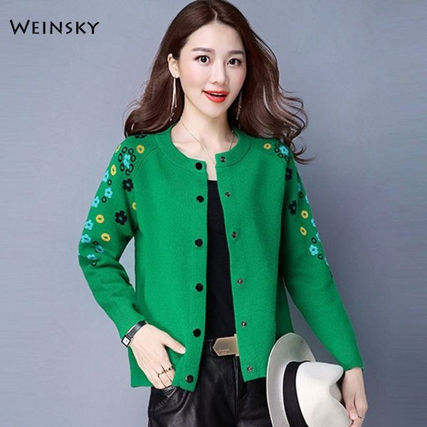 women knitted sweater and cardigans full sleeve office lady style lady female autumn and winter sweater y200910, White;black
women knitted sweater and cardigans full sleeve office lady style lady female autumn and winter sweater y200910, White;black