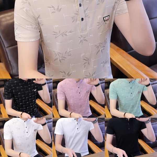 ob7xa summer new men's short-sleeved tcotton collar half-sleeved xhjch youth fashion shirtsize tshirt shirt large men's polo, Blue
ob7xa summer new men's short-sleeved tcotton collar half-sleeved xhjch youth fashion shirtsize tshirt shirt large men's polo, Blue