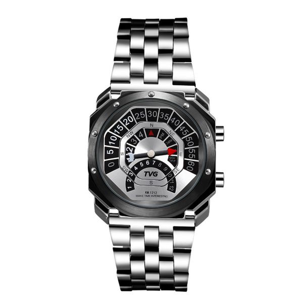 compass binary tvg watch new watch display electronic watch 30 meters waterproof at home and abroad, Slivery;brown
compass binary tvg watch new watch display electronic watch 30 meters waterproof at home and abroad, Slivery;brown