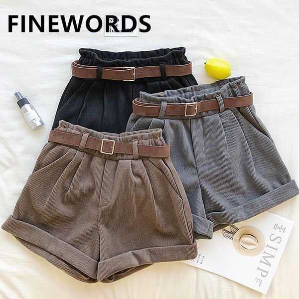 finewords vintage winter khaki corduroy shorts women with belt harajuku high waist shorts wide leg loose casual booty1, White;black
finewords vintage winter khaki corduroy shorts women with belt harajuku high waist shorts wide leg loose casual booty1, White;black
