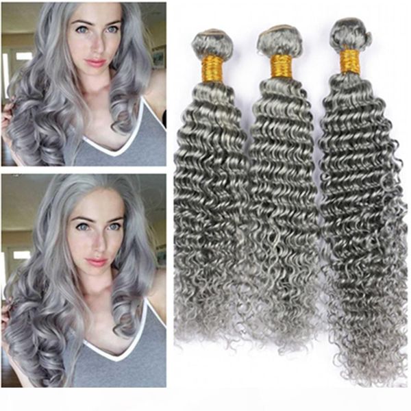 silve grey virgin indian human hair weaves double wefted deep wave wavy virgin hair weave bundles pure grey color human hair extensions, Black
silve grey virgin indian human hair weaves double wefted deep wave wavy virgin hair weave bundles pure grey color human hair extensions, Black