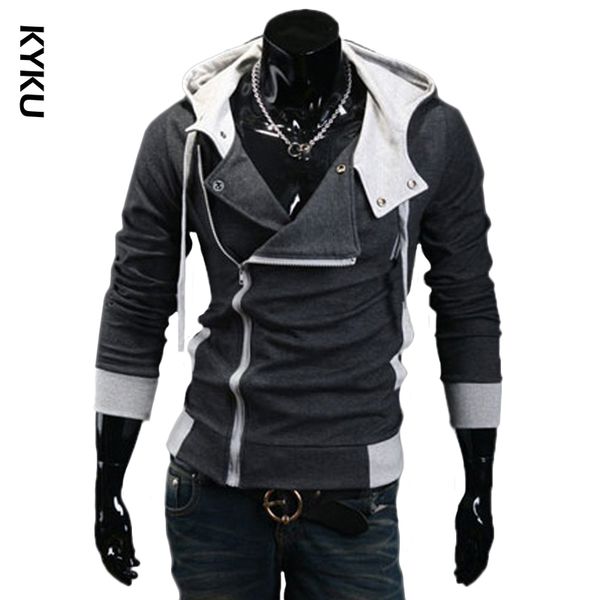 side zipper patchwork hoodies men casual creed clothing mens and sweatshirts hombre kg-1752, Black
side zipper patchwork hoodies men casual creed clothing mens and sweatshirts hombre kg-1752, Black
