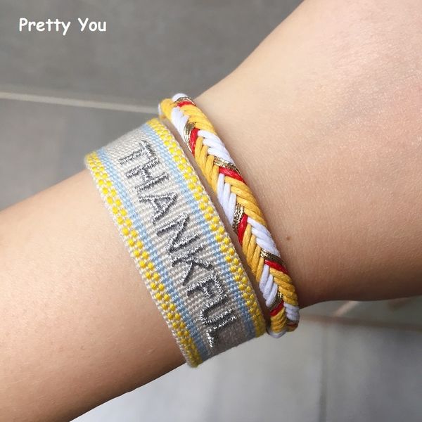 woven saying thankful a gift mom wife family for any occasion handmade adjustable knotting tassel bracelet jewelry, Black
woven saying thankful a gift mom wife family for any occasion handmade adjustable knotting tassel bracelet jewelry, Black