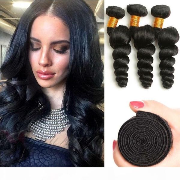 loose wave brazilian virgin hair weave bundles 4 pieces lot natural color malaysian indian peruvian virgin human hair bundles extensions, Black
loose wave brazilian virgin hair weave bundles 4 pieces lot natural color malaysian indian peruvian virgin human hair bundles extensions, Black