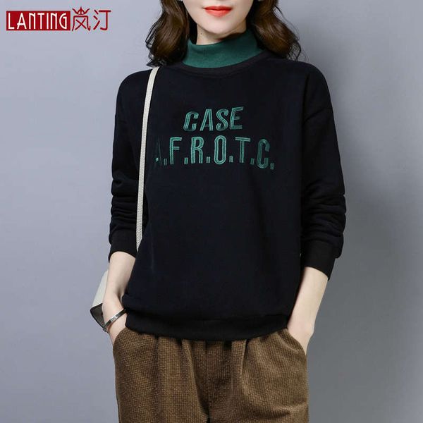 sweater 2020 new women's autumn korean version loose and versatile with velvet thickening winter foreign style 40 years old 50, Black
sweater 2020 new women's autumn korean version loose and versatile with velvet thickening winter foreign style 40 years old 50, Black