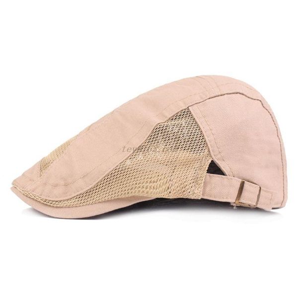 men breathable mesh splicing flat beret cap letters embroidery adjustable retro newsboy duckbill cabbie painter golf hat, Blue;gray
men breathable mesh splicing flat beret cap letters embroidery adjustable retro newsboy duckbill cabbie painter golf hat, Blue;gray