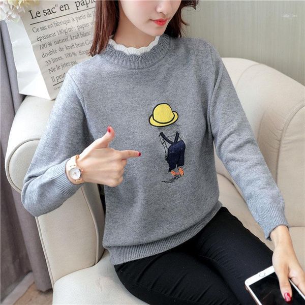 female autumn knitted pullovers and sweaters autumn cute girl prited teenage pull jumper long sleeve turtle neck sweater1, White;black
female autumn knitted pullovers and sweaters autumn cute girl prited teenage pull jumper long sleeve turtle neck sweater1, White;black