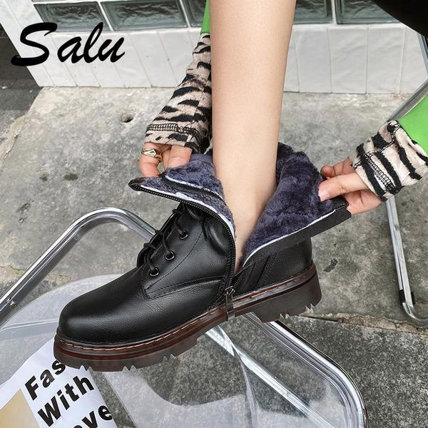 real leather platform low heels ankle boots motorcycle boots women shoes thick heels zip lace up real wool short, Black
real leather platform low heels ankle boots motorcycle boots women shoes thick heels zip lace up real wool short, Black