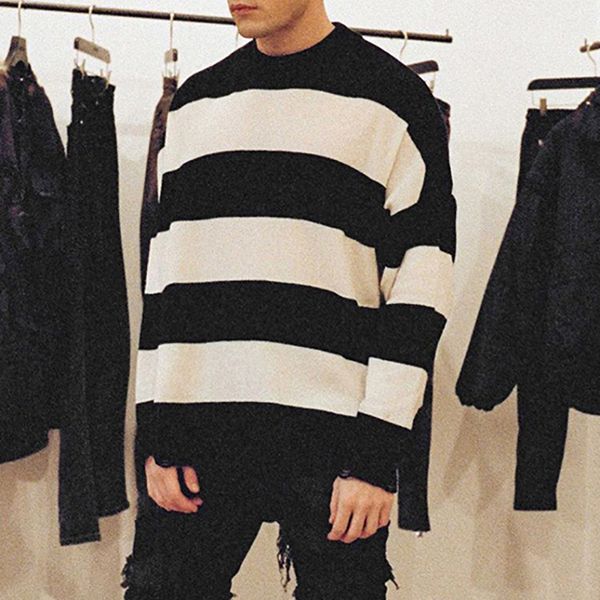 represent stripe knit sweater black white distressed knitted sweater casual oversize mock neck sweater men women hip hop streetwear mg200286, White;black
represent stripe knit sweater black white distressed knitted sweater casual oversize mock neck sweater men women hip hop streetwear mg200286, White;black