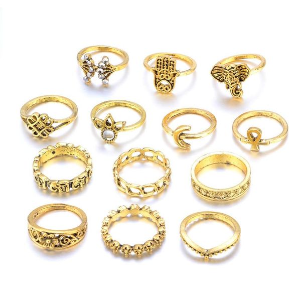 new arriver 13pieces/set gold silver vintage hollowed carved with the elephant moon flowers of finger wmters lihuibusiness
new arriver 13pieces/set gold silver vintage hollowed carved with the elephant moon flowers of finger wmters lihuibusiness