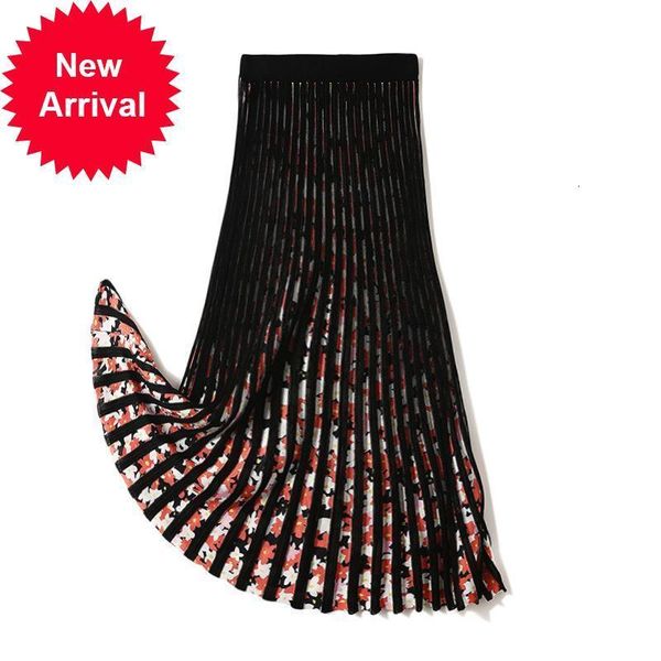 new women's 2021 brand design new spring fashion the midi line printed waist elastic embroidery high skirt office ladies clthes sobm, Black
new women's 2021 brand design new spring fashion the midi line printed waist elastic embroidery high skirt office ladies clthes sobm, Black