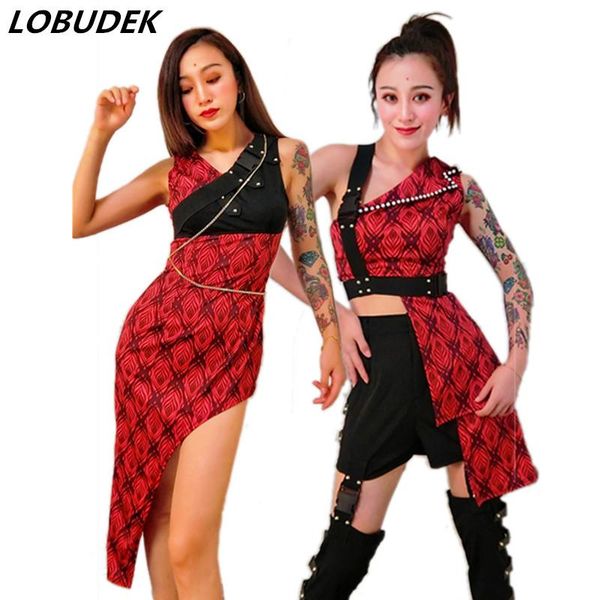 stage wear lady dance troupe jazz set performance costume fashion red outfits nightclub rave party singer dancer dress, Black;red
stage wear lady dance troupe jazz set performance costume fashion red outfits nightclub rave party singer dancer dress, Black;red