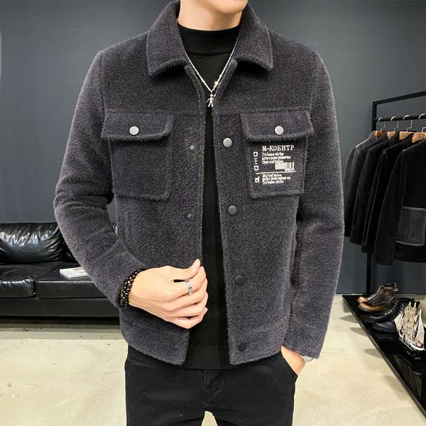 new autumn 2021 winter men's thin woolen lapels in nice fashion worn tight clothing short jacket uswa, Black
new autumn 2021 winter men's thin woolen lapels in nice fashion worn tight clothing short jacket uswa, Black