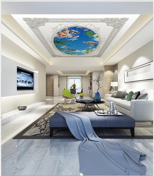 bedroom living room ceiling decoration mural wall european embossed pattern fresh blue sky flower branch ceiling mural
bedroom living room ceiling decoration mural wall european embossed pattern fresh blue sky flower branch ceiling mural