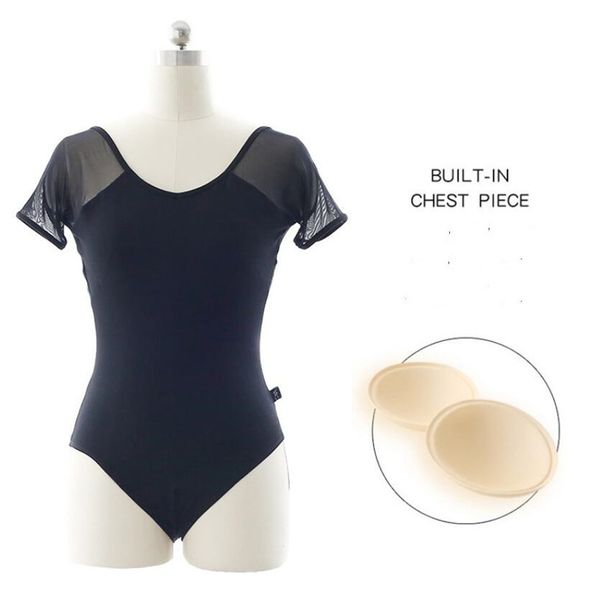womens short sleeve leotard for gymnastic ballet dance costumes cotton spandex one piece bodysuit mesh back black 2xl, Black;red
womens short sleeve leotard for gymnastic ballet dance costumes cotton spandex one piece bodysuit mesh back black 2xl, Black;red