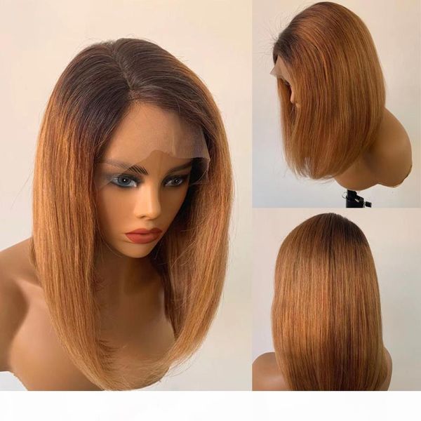 bob wigs 13x6 150 density glueless omber short bob human hair wigs for black women, Black;brown
bob wigs 13x6 150 density glueless omber short bob human hair wigs for black women, Black;brown