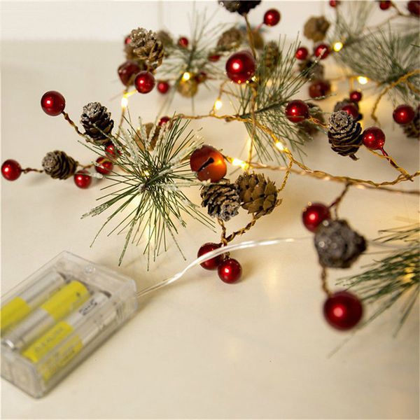 for home 2m pine cone fairy light christmas tree decorations garland ornaments new year 2021 navidad natal
for home 2m pine cone fairy light christmas tree decorations garland ornaments new year 2021 navidad natal