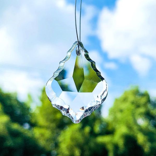 35 50 63 75mm maple leaf suncatcher crystal prisms clear crystal pendants for chandelier lighting hanging ornament home decor h jllewt
35 50 63 75mm maple leaf suncatcher crystal prisms clear crystal pendants for chandelier lighting hanging ornament home decor h jllewt