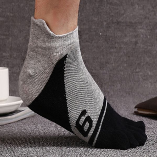 309uv spring and summer men's socks five-finger 826cs toe antibacterial deodorant low-sports men's socks cotton cotton, Black
309uv spring and summer men's socks five-finger 826cs toe antibacterial deodorant low-sports men's socks cotton cotton, Black