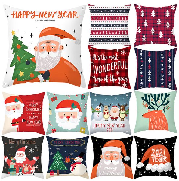 Cartoon Santa Claus Elk 45*45CM Christmas Pillowcase 2021 Christmas Decor for Home Merry Christmas Ornament Navidad Xmas Gifts
Cartoon Santa Claus Elk 45*45CM Christmas Pillowcase 2021 Christmas Decor for Home Merry Christmas Ornament Navidad Xmas Gifts