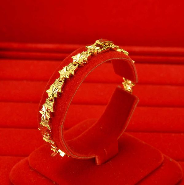 2020 simple five pointed star gold shajin women's hand jewelry korean bracelet, Silver
2020 simple five pointed star gold shajin women's hand jewelry korean bracelet, Silver