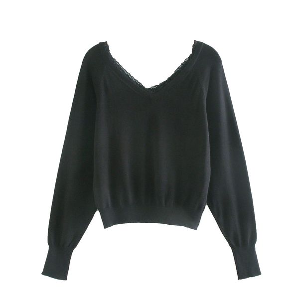 2021 new elegant women lace v-neck sweaters 2021 fashion ladies knitted streetwear female puff sleeve pullovers 4jr8, White;black
2021 new elegant women lace v-neck sweaters 2021 fashion ladies knitted streetwear female puff sleeve pullovers 4jr8, White;black