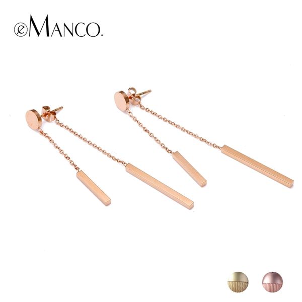 emanco geometric drop earrings rose gold color stainless steel earring for women european trendy jewelry for friend gift y200323, Golden
emanco geometric drop earrings rose gold color stainless steel earring for women european trendy jewelry for friend gift y200323, Golden