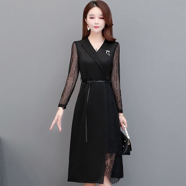 7cuwm women's acid satin f8u71 2020 new 35-45 autumn waist slimming dress elegant women's dress acetic, Black;gray
7cuwm women's acid satin f8u71 2020 new 35-45 autumn waist slimming dress elegant women's dress acetic, Black;gray