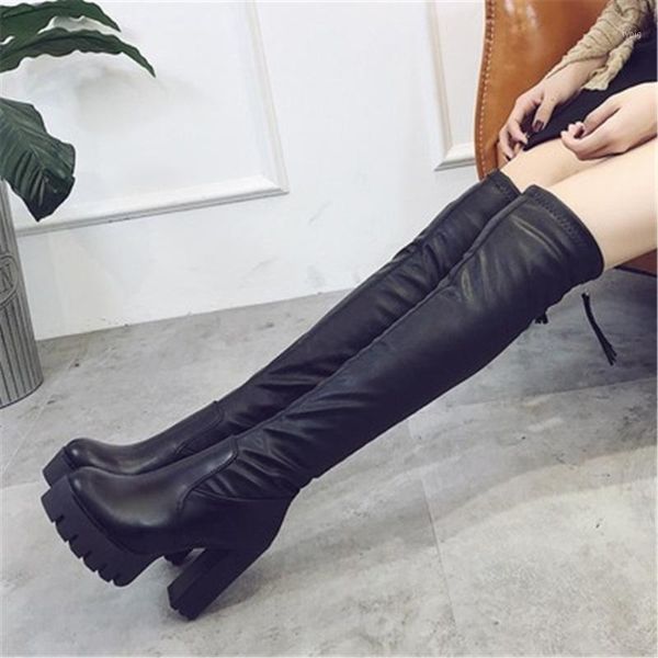 boots 2021 winter keep warm over the knee for women platform high heels shoes back zipper round toe long botas female size 35-391, Black
boots 2021 winter keep warm over the knee for women platform high heels shoes back zipper round toe long botas female size 35-391, Black