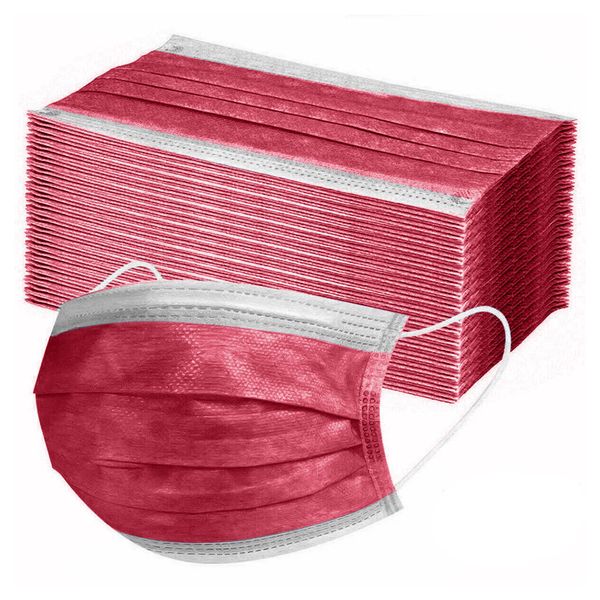 100 newhygiene filter red 3 layer thicken 50 pcs disposable face mouth mask earloop mascarilla masque
100 newhygiene filter red 3 layer thicken 50 pcs disposable face mouth mask earloop mascarilla masque
