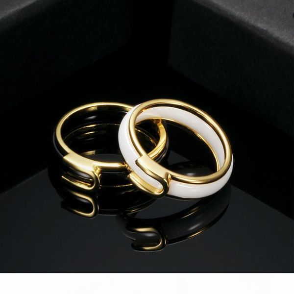unique design ceramic rings for women men creative personality gold color plated stainless steel wedding band rings jewelry anel, Silver
unique design ceramic rings for women men creative personality gold color plated stainless steel wedding band rings jewelry anel, Silver