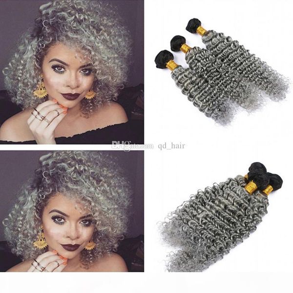 two tone color silver grey deep wave hair weaves 3pcs unprocessed human hair weft deep curly 1b grey hair 3bundles extension, Black
two tone color silver grey deep wave hair weaves 3pcs unprocessed human hair weft deep curly 1b grey hair 3bundles extension, Black