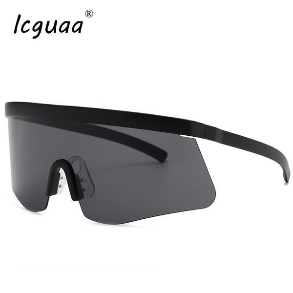 sunglasses oversized rimless men 2021 one piece lens big frame sun glasses for women uv400 silver mirror visior, White;black
sunglasses oversized rimless men 2021 one piece lens big frame sun glasses for women uv400 silver mirror visior, White;black