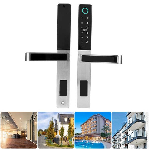 smart door lock fingerprint password key card bluetooth unlock voice control for home smart door lock intelligent electronic loc
smart door lock fingerprint password key card bluetooth unlock voice control for home smart door lock intelligent electronic loc