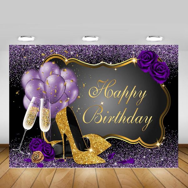 woman happy birthday party backdrop decor glitter purple sliver birthday cake table background rose lady high heels pcall
woman happy birthday party backdrop decor glitter purple sliver birthday cake table background rose lady high heels pcall