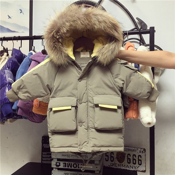 white duck 2020 new baby boy children's medium and long heavy down coat winter wear, Blue;gray
white duck 2020 new baby boy children's medium and long heavy down coat winter wear, Blue;gray