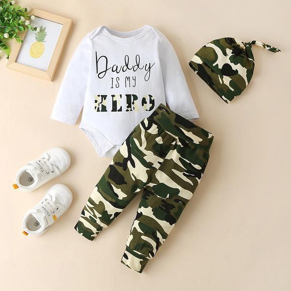 clothing sets infant boutique camouflage cool baby boy rompers set 0-2 years old long-sleeved born clothes outfits, White
clothing sets infant boutique camouflage cool baby boy rompers set 0-2 years old long-sleeved born clothes outfits, White