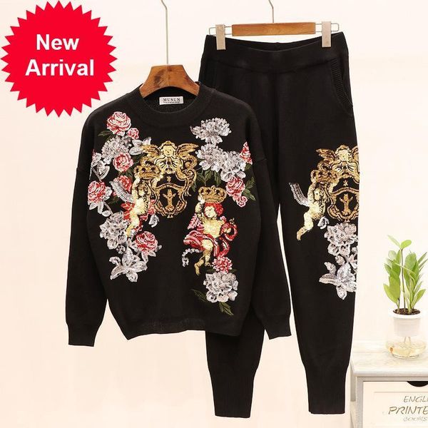 2021 new track mark of floral frizzy sequins the-neck fashion female sweater 2 luxury winter parts vintage 1ipz, White;black
2021 new track mark of floral frizzy sequins the-neck fashion female sweater 2 luxury winter parts vintage 1ipz, White;black