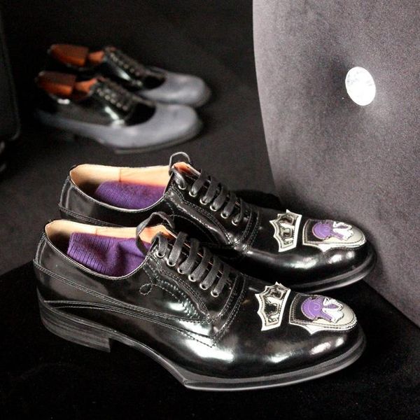 full grain leather print formal business shoes flat heel mens handmade shoes, Black
full grain leather print formal business shoes flat heel mens handmade shoes, Black