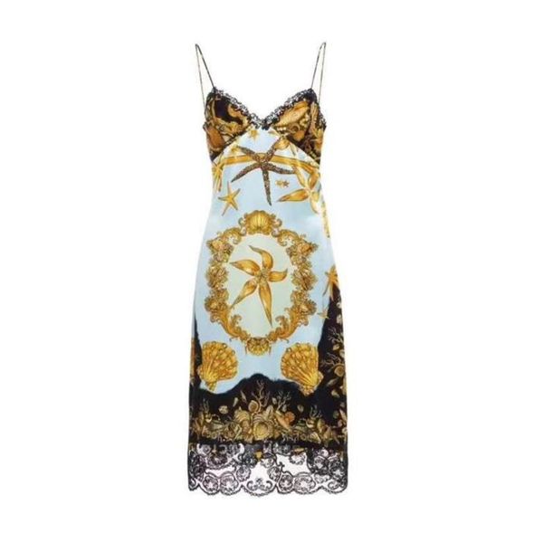 european and american baroque style lace stitching elegant suspender dress, White;black
european and american baroque style lace stitching elegant suspender dress, White;black