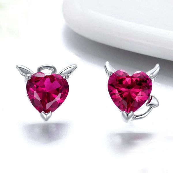 sterling silver angel and devil pink cz heart stud earrings for women sterling silver jewelry 2018 ymsce414, Golden;silver
sterling silver angel and devil pink cz heart stud earrings for women sterling silver jewelry 2018 ymsce414, Golden;silver